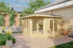 Abri de Jardin moderne « Fargo C » 12m² | 44mm