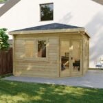 Studio de jardin à monter soi même « Lucas E » 9m² | 44mm