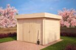 Abri de jardin toit plat « Lucas B » 8,5m² | 44mm – Image 2
