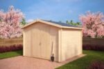 Abri de jardin bois de rangement »Nora F » 9m² | 44mm – Image 2