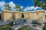 Chalet en bois 5m2 « Bob Office » | 3x2m | 44mm