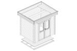 Atelier de jardin « Bob Workshop » 5m² | 3x2m | 44mm – Image 8