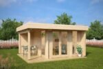 Atelier toit plat « Mini Garden Office 2 » 9m² | 44mm