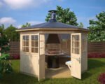 Petite véranda en Bois « Noah » 7m² | 3 x 3m | 21mm – Image 2