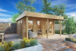 Chalet en bois « Lucas D » 8,5m² | 44mm – Image 2