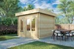 Chalet en bois « Lucas D » 8,5m² | 44mm
