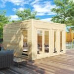 Abri de jardin moderne « Olivia » 14m² | 44mm