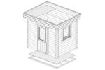 Chalet bois 5m2 « Bob Room » | 3x2m | 44mm – Image 5