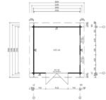 Abri de jardin toit plat « Lucas B » 8,5m² | 44mm – Image 8