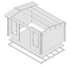 Studio de jardin sans permis « Eva D » 12m² | 44mm – Image 2