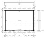 Chalet sans permis « Jacob D » 12m² | 44mm – Image 3