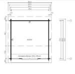 Studio de jardin à monter soi même « Lucas E » 9m² | 44mm – Image 3