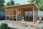 Petite véranda en Bois « Noah » 7m² | 3 x 3m | 21mm – Image 6