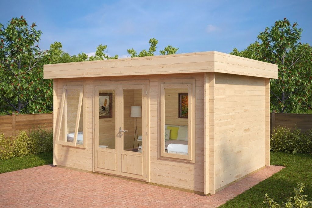 Studio de jardin sans permis Jacob D Chalet sans permis « Jacob D » 12m² | 44mm – Image 1