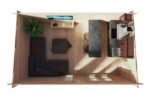 Abri de jardin « Ryan 1 » 14m² | 44mm – Image 4