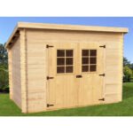 Habrita - Abri emboîté 20 mm en sapin massif sans plancher surface ext. 6,22m2 - CH3019.02N – Image 2