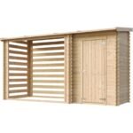 TIMBELA M205 Abri de jardin+ Chalet pour vélos - 348 x 146 cm - 2,54 m2+1,1 m2 – Image 4