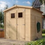Timbela – Abri de jardin bois 3,53 m² – Dimensions L216 x l206 x H218 cm – Toit en contreplaqué résistant à l'eau – M343 - I216xL206xH218 – Image 2