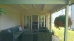 Abri de jardin avec auvent « Nora E » | 3 x 6 m – Image 4