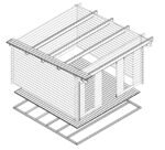 Cabane en bois « Aruba » | 4 x 4 m – Image 2