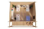 Chalet de jardin avec auvent « Costa A » | 5 x 5 m – Image 4
