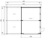 Carport garage 2 voitures « Hansa Deluxe G » | 6 x 7 m – Image 5