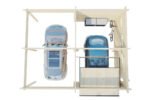 Carport garage toit plat « Hansa Deluxe H » | 6 x 7 m