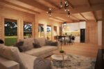 Maison en bois en kit « Holiday L » | 18 x 7 m – Image 15