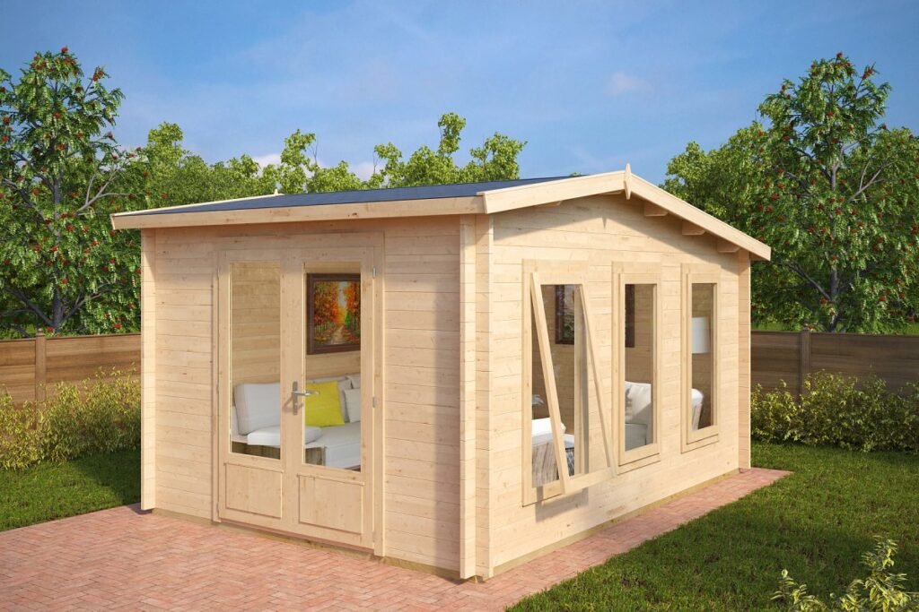 Eva-x-2-1024x683 Studio de jardin en bois « Eva X » | 3 x 4 m – Image 1