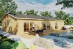 Maison en bois en kit « Madrid » | 15 x 9 m