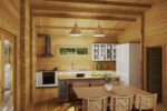 Maison en bois en kit « Madrid » | 15 x 9 m – Image 7