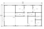 Maison en bois en kit « Madrid » | 15 x 9 m – Image 9