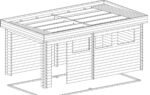 Garage en bois « Hansa Deluxe C » | 4 x 6 m – Image 7