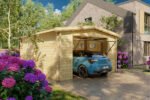 Grand garage en bois « Hansa Deluxe B » | 5 x 6 m
