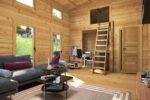 Chalet de jardin avec mezzanine « Sweden J » | 7 x 4 m – Image 6