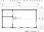 Chalet de jardin avec mezzanine « Sweden J » | 7 x 4 m – Image 3
