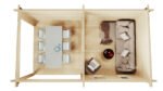 Abri de jardin avec auvent « Lucas E » | 6 x 3 m – Image 4