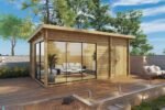 Abri de jardin moderne avec remise « Aron » | 6 x 3 m – Image 2