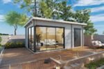 Abri de jardin moderne avec remise « Aron » | 6 x 3 m