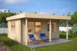 Abri de jardin avec auvent « Ian C » | 5 x 4 m