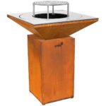 Brasero plancha G7 Basic corten et carbone Artiss