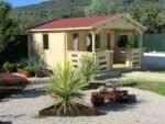 Bungalow bois avec auvent et terrasse « Henry » | 6 x 4 m – Image 4