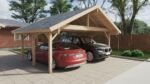 Carport 2 voitures en bois « Henley XL » | 6 x 5 m – Image 8