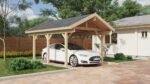 Carport en bois Hansa « Henley » | 4 x 5 m