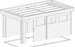 Garage en bois « Hansa Garage C » | 3 x 6 m – Image 3