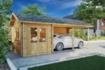 Carport avec abri en bois « Arthur » | 4 x 7 m – Image 2