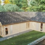 Chalet en bois habitable avec mezzanine « Holiday Max 1 » | 9 x 12 m
