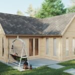 Chalet en bois habitable avec mezzanine « Holiday Q » | 8 x 7 m