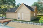 Chalet en bois habitable 2 chambres et mezzanine « Holiday Max 2 » | 12 x 8 m – Image 4