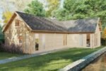 Chalet en bois habitable avec mezzanine « Holiday Max 1 » | 9 x 12 m – Image 4
